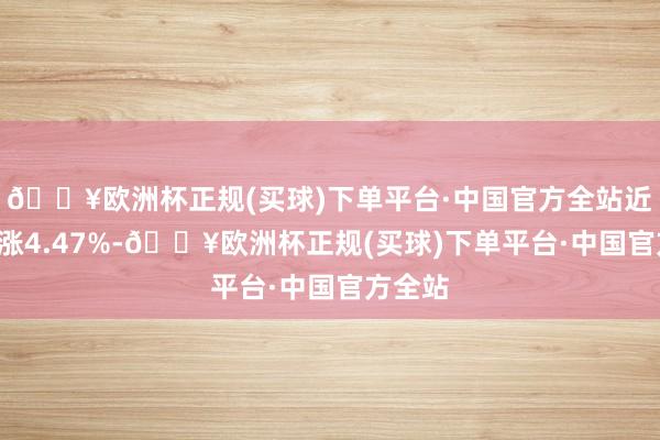 🔥欧洲杯正规(买球)下单平台·中国官方全站近1年高涨4.47%-🔥欧洲杯正规(买球)下单平台·中国官方全站